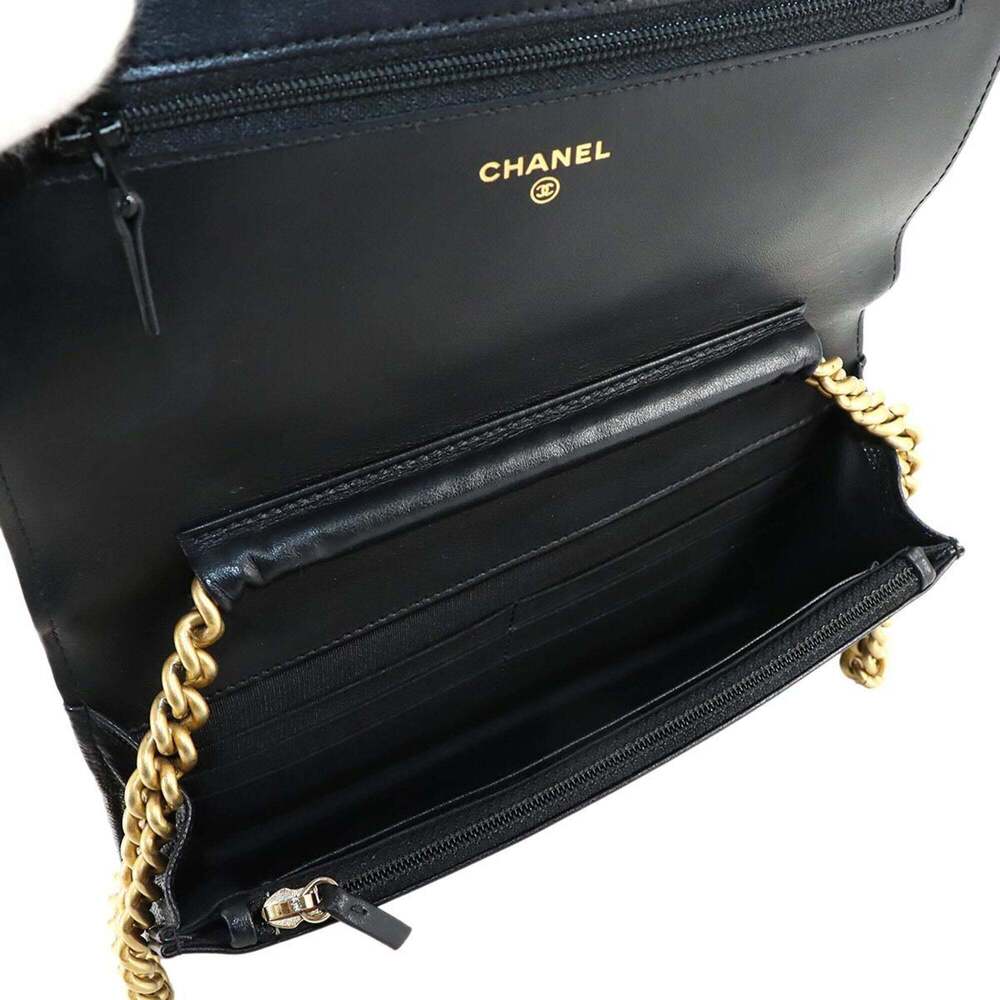 CHANEL Black Caviar Leather Wallet - Picture 7 of 10